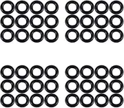 Black 9MM x 2.0mm Rubber Seals Oil Seal O Rings 48 PCS