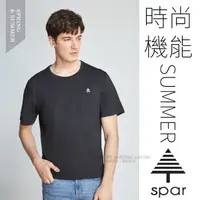 在飛比找蝦皮購物優惠-【名典 SPAR】男款 吸濕排汗彈性短袖圓領T恤.休閒衫.排