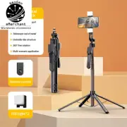 360° Rotation Gimbal Stabilizer Selfie Stick Tripod with Remote & Fill Light