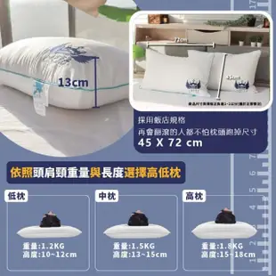 【BOSS BEDDING 小老闆寢具】小老闆品牌飯店刺繡枕(枕頭 韓國枕 可水洗枕頭 飯店枕)