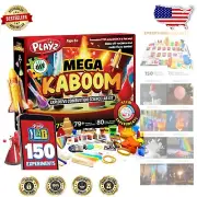 Explosive Science Kit with 150+ Guided Experiments - Perfect STEM Gift for Kids