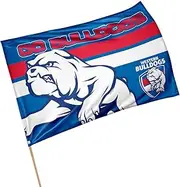 Licensed AFL Western Bulldogs Game Day Pole Flag Banner