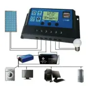 Solar Charge Controller 12V-24V 100A MPPT Solar Photovoltaic Charge Controller D