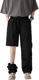 [Anyanmoutn] Men's Hiking Pants Convertible Quick Dry Zip Off Outdoor Pants Summer Breathable Trekking Pants Cargo Pants