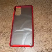 Samsung Galaxy S20 FE Matte Frosted With Red Trim B198