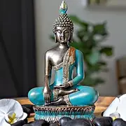 25DOL Buddha Statues for Home. 12.5" Buddha Statue (The Moment of Enlightenment). Collectibles and Figurines, Meditation Decor, Spiritual Living Room Decor, Yoga Zen Decor, Hindu and East Asian Décor
