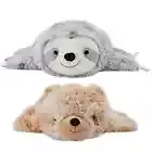 Weighted Plush Toy - Assorted soft Sweet Cuddly Companion Bear and Sloth Shape
