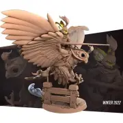 Kennet, Foxfolk Knight Falconer | TABLETOP SCALE | D&D TTRPG Miniature | Bite th