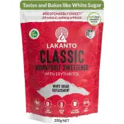 LAKANTO Classic - Monkfruit Sweetener White Sugar Replacement 200g
