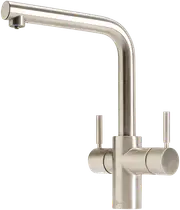 Insinkerator Multitap 3N1 L Shape Brushed Steel Tap