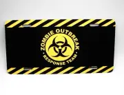 ZOMBIE OUTBREAK RESPONSE TEAM Metal Novelty Car license Plate Auto Tag