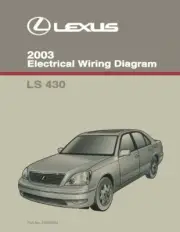 2003 Lexus LS 430 Wiring Diagrams Schematics Layout Factory OEM