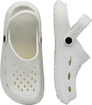 [ShuYo] Garden Clogs for Women and Men, Slip On Mules Sandals Classic Slippers Outside Home Casual Wear Non-Slip Air Cushion Thick Bottom Sliders Shoes