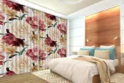 3D Flowers 357 Blockout Photo Curtain Printing Curtains Drapes Fabric Window AU