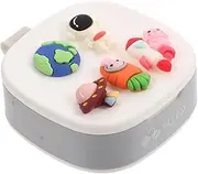 Ipetboom Portable Sealing Container Travel Holder Adorable Mini Pill Organizer with Compartments Dustproof and Convenient for Daily Use Safe Storage for Medication and Supplements