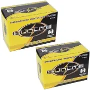 Sunlite Schrader Valve Tubes 6369 14 x 1.75 (2 Pack)