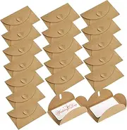 jojofuny 60 Pack Letter Envelopes Heart Buckle Vintage Style Envelopes for Cards Invitations Blank Cards Included