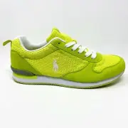 Polo Ralph Lauren Citron Dash Florescent Yellow Kids Casual Sneakers 990102J