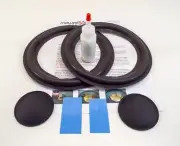 BOSE 301 series IV & V 8" Woofer Refoam Kit -Speaker Foam w/ Screen Dust Caps