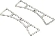 OFFSCH 1pc Stainless Steel Kitchen Steaming Rack Heat Resistant Bbq Cooking Rack for Camping Baking Steaming Cross Design for Even Cooking Air Circulation