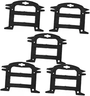 5pcs Outdoor Winding Stand Extension Cord Reel Wire Holders for Cords Wire Organizers for Cords Twine Spool Tool Gardening Cords Bobbins Mason Line Spool Tool Twine Winder Pp Black