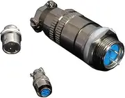 Xiaojiang Store 2 PIN 12mm XS12-2 Screw Aviation Connector p/Lug,XS12J2Y,XS12K2P,The Aviation p/Lug Cable Connectors,Ac/dc Circuit(10 Sets)