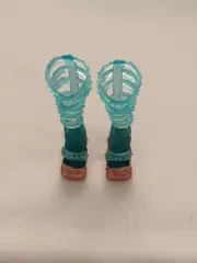 Lol Surprise OMG Queens Splash Beauty Teal Gold Gladiator Sandals Heels Shoes