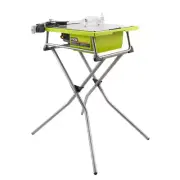 Ryobi Tile Saw Wet 7 in Blade with Stand Diamond Bevel Cut Rip Miter Cutting NEW