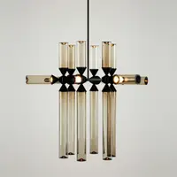 在飛比找樂天市場購物網優惠-北歐客廳吊燈設計師簡約輕奢大氣藝術玻璃創意餐廳咖啡廳家用吊燈