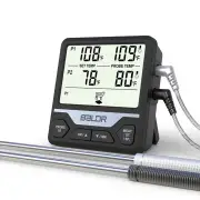BALDR Split Dual Probe Food Thermometer Large Screen Electronic Food Thermometer Intelligent Split Digital Display Dual