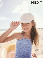 Cream Baseball 100% Cotton Cap (1-16yrs) (AG9107) | $13 - $22