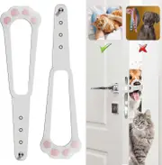 2 Pcs Cat Door Holder Latch,flex Latch Strap Let's Cats In And Safe Baby Proof,adjustable Cat Door Alternative 2PCS