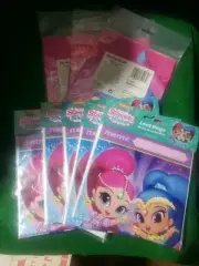 Lot-NewShimmer And Shine Birthday Party Supplies-Banner, Plates, Decor, Cups
