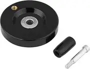 Respicefinem Revolving Handle Hand Wheel for Lathe Milling Machines Detachable Rotating Handle with Corrugated Design (8 * 63mm)