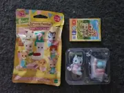As New Sylvanian Families / Calico Critters Baby Party Series Grey Cat