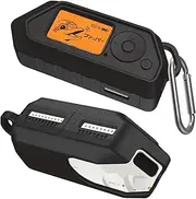 PUCGUE Silicone Case for Flipper Zero, Soft Protective Case, Anti-Scratch Cover with Carabiner (Black)