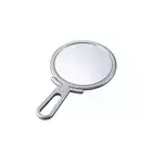 Napure Mirror Reflects True Skin Color Stand & Hand Mirror Silver Hand Mi_
