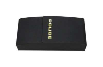 POLICE BLACK HARD GENUINE SMALL SIZE CASE FOR EYEGLASSES/ GLASSES FRAME/ EYEWEAR