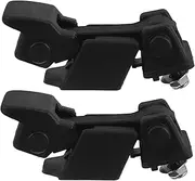 PLAFOPE 1 Set Hood Latch Truck Accessories Damping Hasp Truck Exterior Accessories Hood Lock Hood Bump Bushing Pad Lock Hasp Latch Bumper Retainer Clips Hood Rod Holder Clip Black