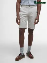 Barbour® Grey Smart Chino Mist Shorts (F63354) | $171