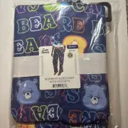Women's Care Bears Blue Super Soft Pajama Sleep Pants XS 0-2