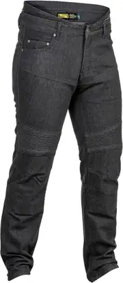 Lindstrands Lejen Motorcycle Jeans, black-grey, Size 52 for Men Black Grey