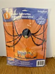 Vintage Giant Honeycomb Spider Halloween Decoration NIP American Greetings WOW!