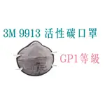 3M™  9913V氣閥活性碳口罩／3M N95活性碳防護口罩/9913【伊豆無塵室耗材】