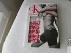 NEW Calvin Klein CK One Micro Boxer Brief MENS XS WHITE RED $26.00