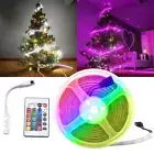 16ft SMD 2835 Cool RGB 300 LED Flexible Light Strip 6000K 12V New Upgrade