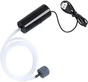 Aquarium Air Pump，Portable Mini USB Aquarium Fish Tank Oxygen Air Pump,Mute Energy Saving Supplies Accessories. (1 Hoses-1 Air Stones)