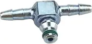 Ball Valve Diesel Injector Tube Pipe Oil Return Joint Two Ways Three Single Check Valve Parts Piezo Circlip Plastic Plug Connector Relief Valves(5PCS S-3)