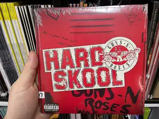 ?三森 正品   Guns N Roses Hard Skool 7寸 黑膠唱片