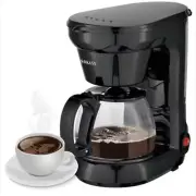 SOKANY CM102 6-Cup Drip Coffee Maker Anti-Drip Coffee Pot Machine 750Ml Borosili